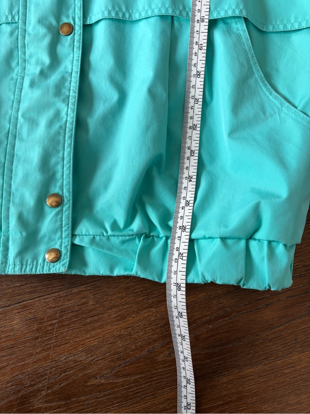 Vintage 90s FarWest Turquoise Lightweight Gore-Tex Windbreaker Rain Jacket - Picture 13 of 14